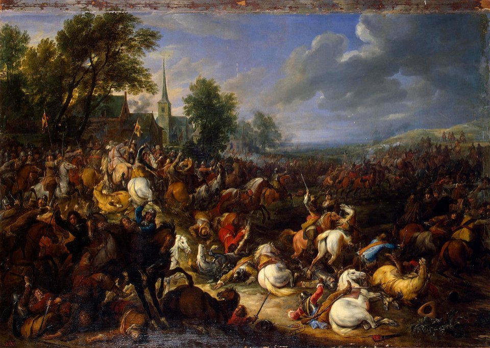 Adam Frans van der Meulen - Cavalery in the Battle (1657)
