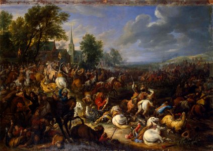 Adam Frans van der Meulen - Cavalery in the Battle (1657)