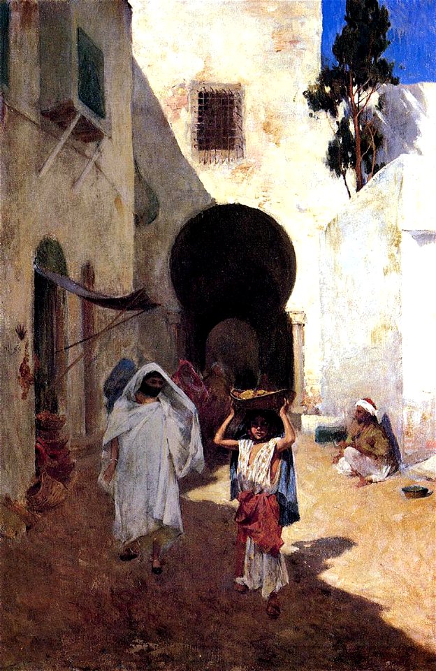 Willard Leroy Metcalf Street Scene Tangiers