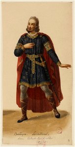 Meyerbeer - Robert le Diable - costumes par Eugène Du Faget - 8. Bertram (Nicolas-Prosper Levasseur)