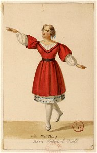 Meyerbeer - Robert le Diable - costumes par Eugène Du Faget - 3. Mad. Montessy