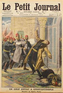 Meurtre de Nazim Pacha illustration, 9 February 1913