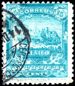 Mexico 1897-1898 15c perf 12 Sc275