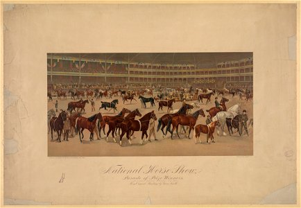 National horse show, parade of prize winners LCCN2003674151