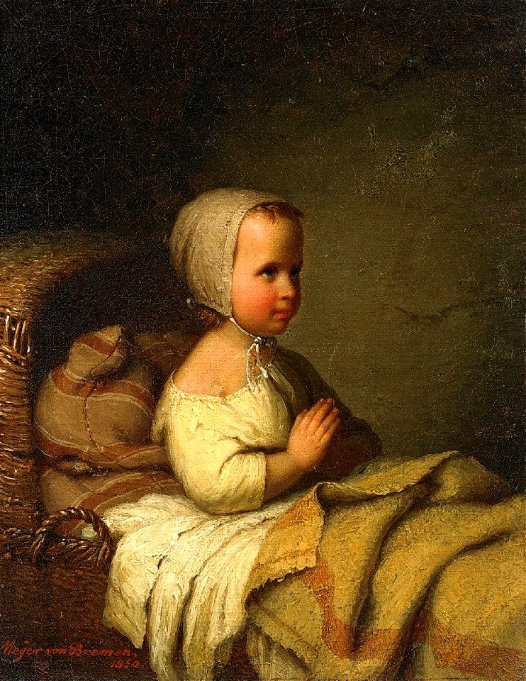 Meyer von Bremen Betendes Mädchen 1850