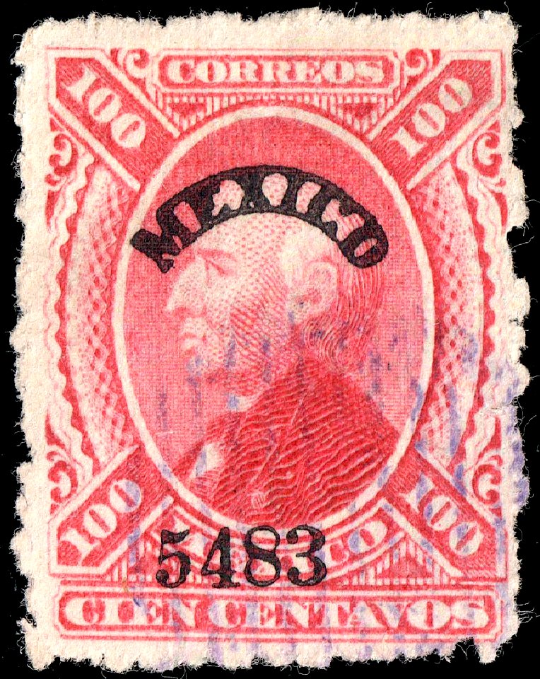 Mexico 1881 100c used Sc122