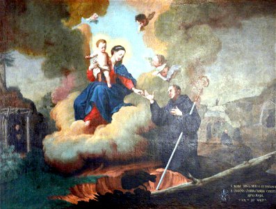 National Museum in Poznan - Madonna and Child and a Saint.JPG wb