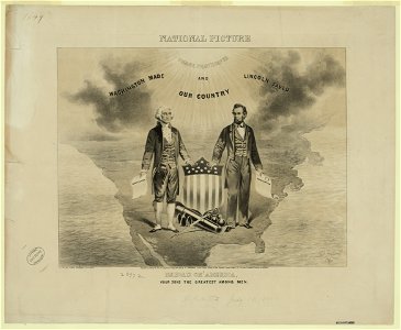 National picture. Behold oh! American, your sons the greatest among men - O. Knirsch, Chgo. ; lith. by Chas. Shober, Chicago. LCCN2004665378