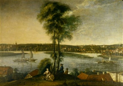 Meyer, Johann Friedrich - Sanssouci from Brauhausberg 01 1771 - Neue Kammern