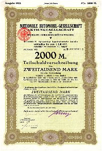 Nationale Automobil-Gesellschaft 2000 Mk 1922