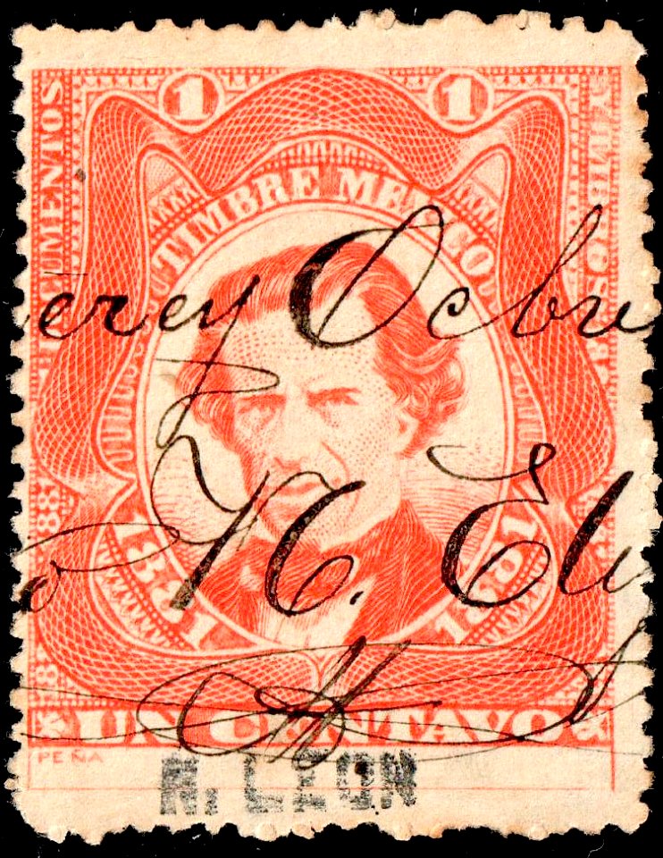 Mexico 1881 documents revenue F81A Leon