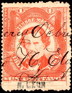 Mexico 1881 documents revenue F81A Leon