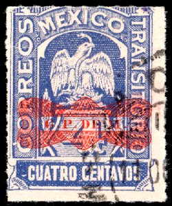 Mexico 1916 4c Sc561 used