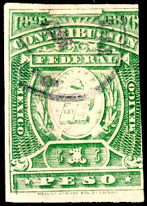Mexico 1895-1896 revenue federal contribution 122