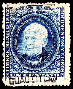 Mexico 1882 documents revenue F90A Cuautitlan