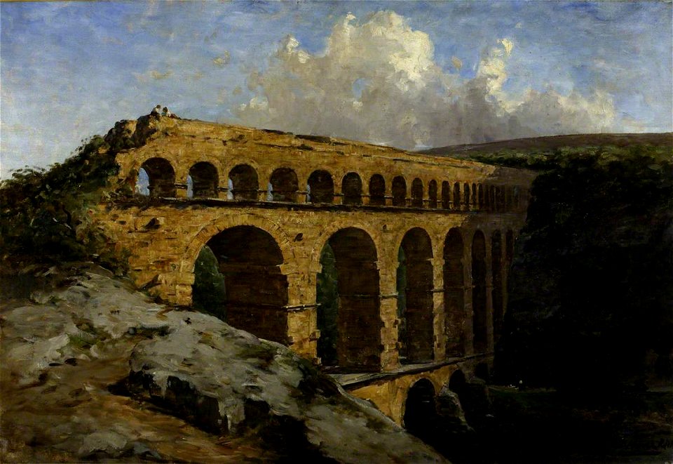 Nathaniel Hone II (1831-1917) - The Pont du Gard - 227660 - National Trust