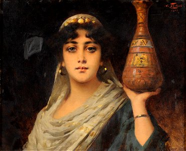 Nathaniel Sichel Orientalische Schönheit 1900. Free illustration for personal and commercial use.