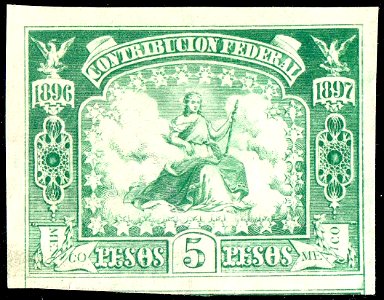 Mexico 1896-1897 revenue federal contribution 128