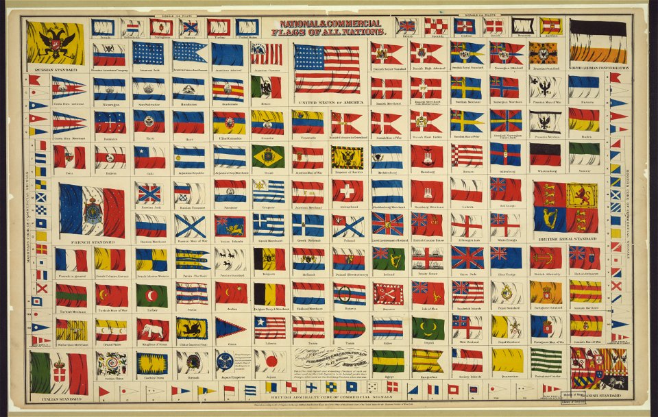 National & commercial flags of all nations LCCN2003674726