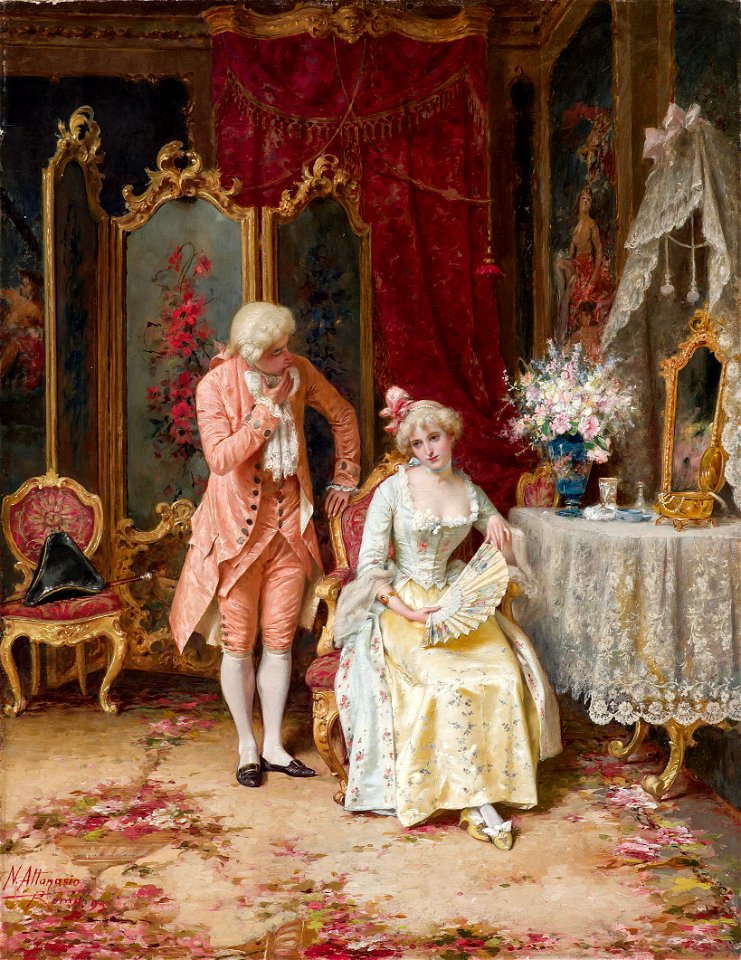 Natale Attanasio Der Verehrer 1895