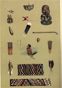 NATIVE ORNAMENTS, &c., The New Zealanders Illustrated, 1847
