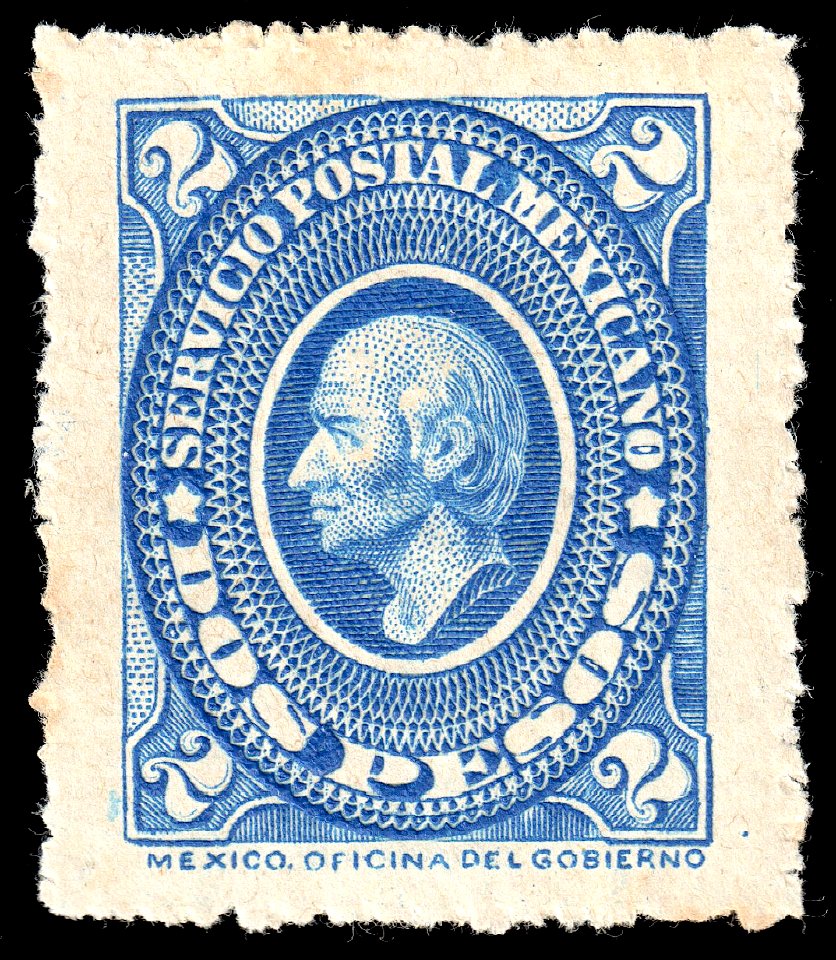 Mexico 1884 2P Sc162 unused