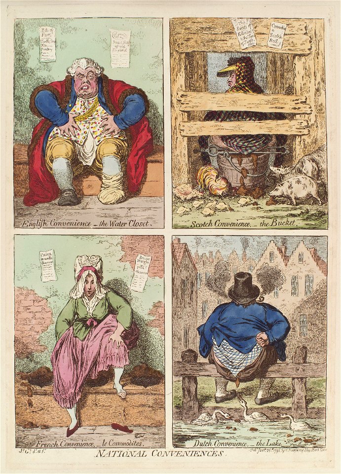 National conveniences by James Gillray