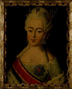 Natalia Alexeievna of Russia by anonim (2nd h. 18 c., Hermitage). Free illustration for personal and commercial use.