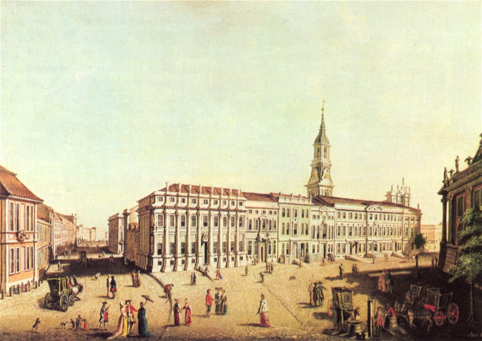 Johann Friedrich Meyer - Potsdam, Schlossstraße und Fiakerplatz