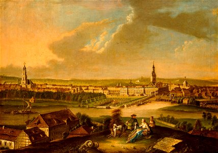 Johann Friedrich Meyer - Potsdam, Ansicht vom Brauhausberg aus
