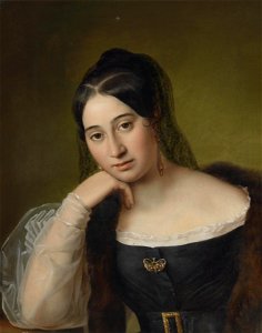 Natale Schiavoni (circle) Bildnis einer nachdenklichen Dame
