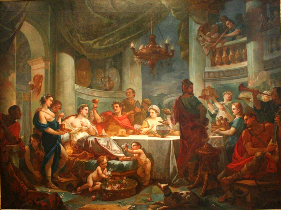 Natoire Cléopâtre-Repas-Tarse