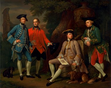 Nathaniel Dance-Holland - James Grant of Grant, John Mytton, the Hon. Thomas Robinson, and Thomas Wynne - Google Art Project