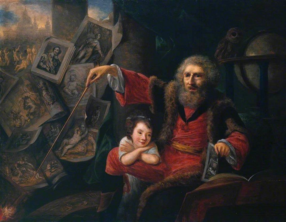 Nathaniel Hone I (1718-1784) - Sketch for 'The Conjuror' - T00938 - Tate