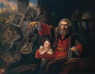 Nathaniel Hone I (1718-1784) - Sketch for 'The Conjuror' - T00938 - Tate