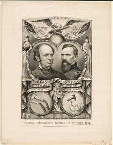 National Democratic banner of victory, 1868 LCCN2003674560