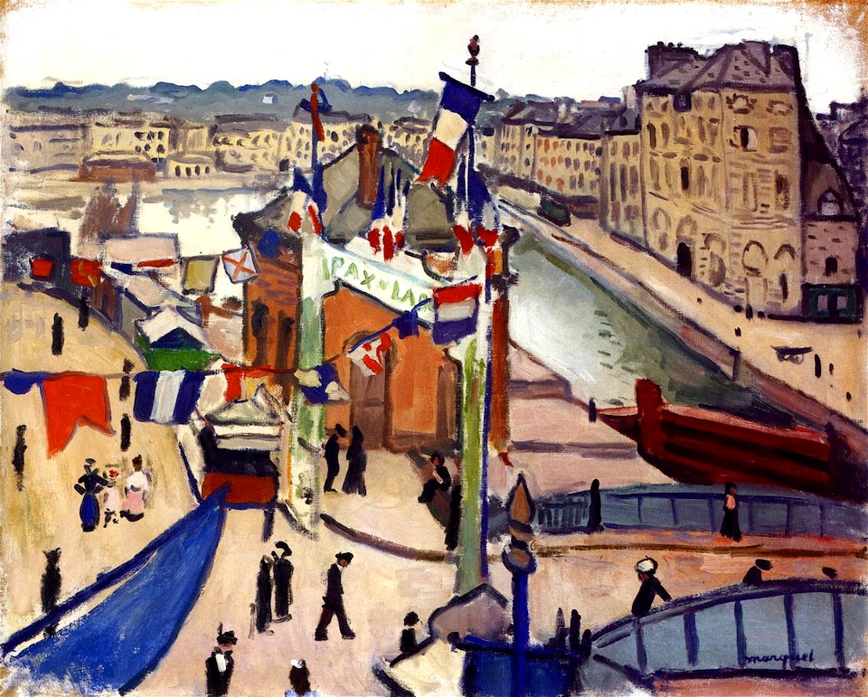 National Holiday at Le Havre Albert Marquet (1906)