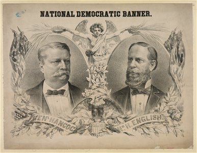 National democratic banner LCCN2004669661