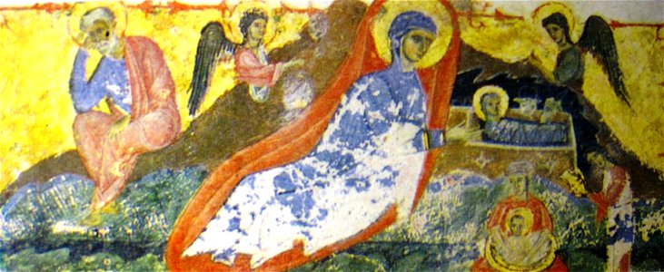 Nativity. Jruchi II H-1667, 129v, 12th c