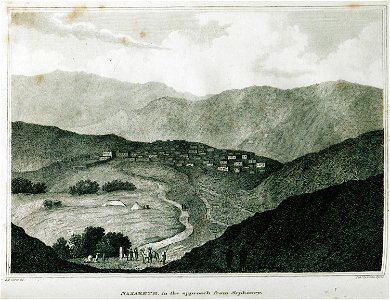 Nazareth, in the approach from Sephoury - Clarke Edward Daniel - 1824