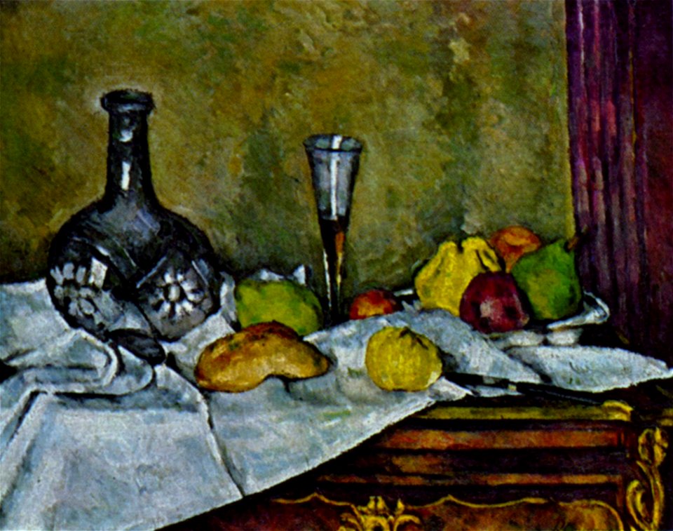 Nature morte avec un dessert, par Paul Cézanne, Philadelphia Museum of Art, Yorck