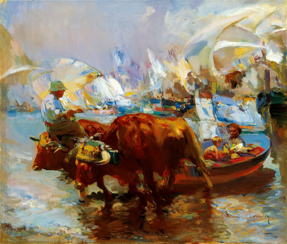 José Navarro Llorens - Llegada de la pesca