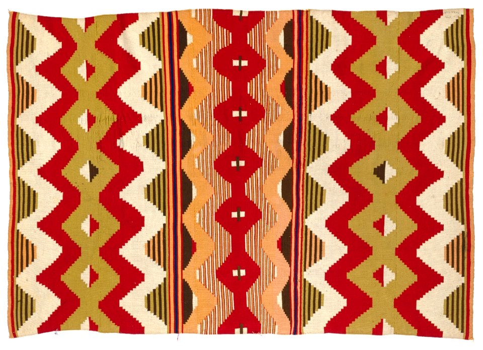 Navajo Wearing Blanket - ca. 1870 - Detroit Institute of Arts 1987.93