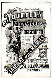 Naumann's Fahrräder und Nähmaschinen, 1898