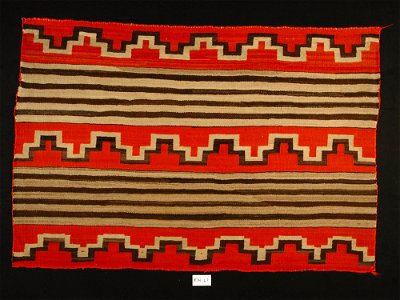 Navajo blanket - late 19 century - Detroit Institute of Arts F74.67-inv o2