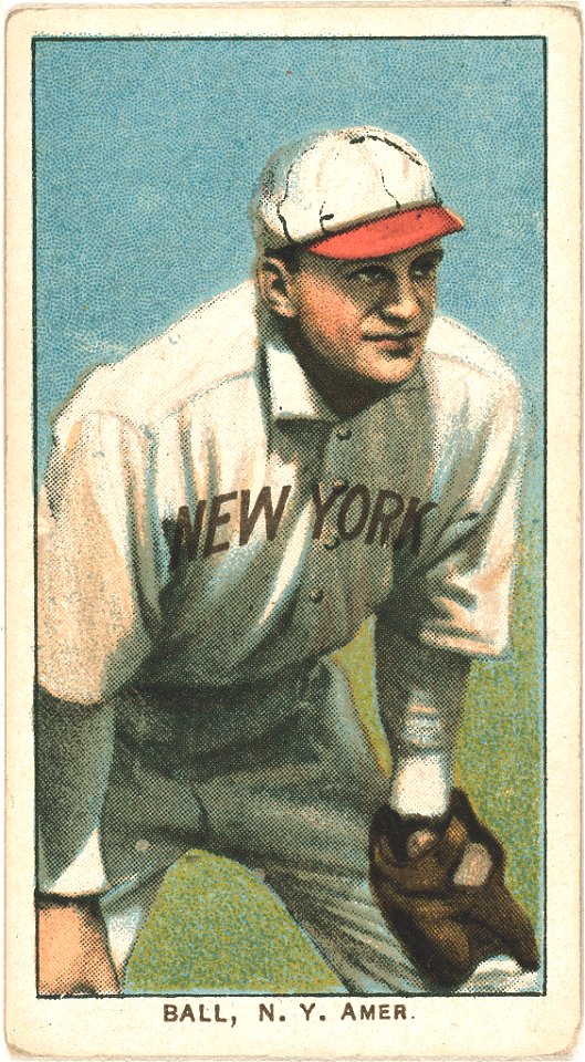 Neal Ball, New York Highlanders, baseball card portrait LCCN2008676804