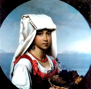 Neapolitan girl with the fruits,1831 - Orest Kiprensky