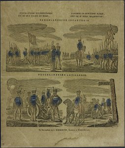 Nederlandsche heldenscharen die bij hun beleid en moed-Catchpenny print-Borms 0386