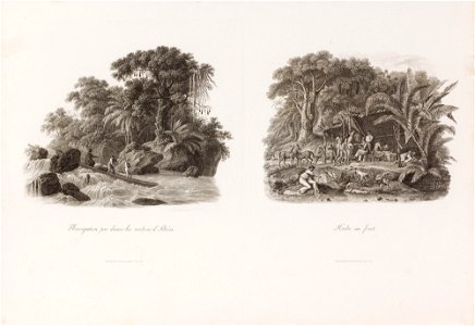 Navigation par dessus les rochers d´Ilheós, da Coleção Brasiliana Iconográfica