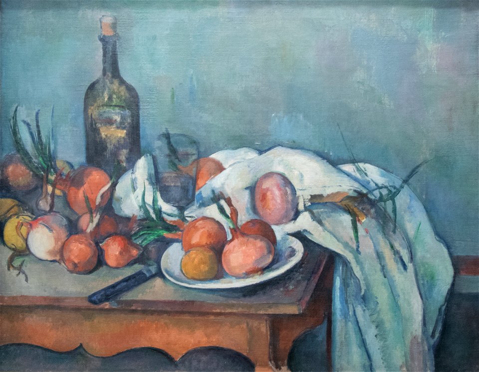 Nature morte aux oignons - Paul Cézanne